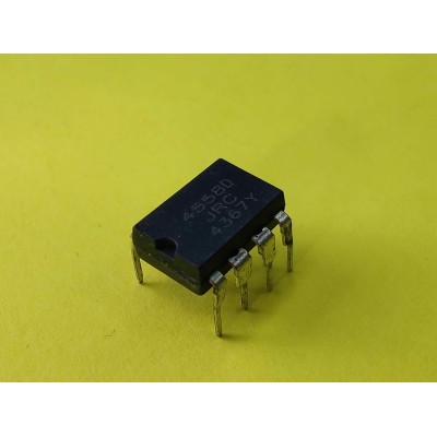 NJM4558D || Операційний підсилювач DIP-8 , код: 2376001 у категорії NJM – Купити зараз! Зображення NJM4558D || Операційний підсилювач DIP-8 у категорії NJM