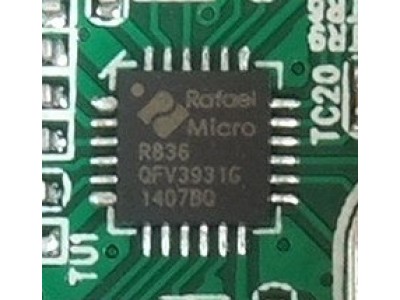 Зображення R836 || DVB-T2 тюнер QFN-24 у категорії R