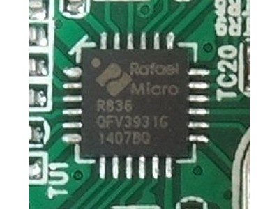 Зображення R836 || DVB-T2 тюнер QFN-24 у категорії R