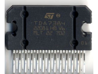 Зображення TDA7384 || Підсилювач низької частоти FLEXIWATT25 у категорії Tda