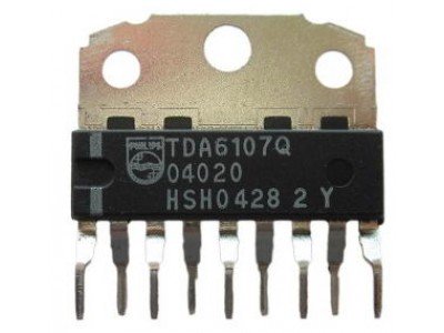 Зображення TDA6107Q || Відеопідсилювач HZIP9P3 у категорії TDA