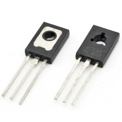 Зображення BT134-600E || Симістор TO-126 у категорії ТИРИСТОРИ, СИМІСТОРИ
