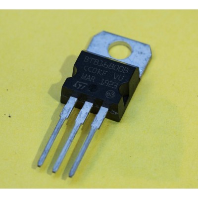 Зображення BTB16-800B || Симістор TO-220 у категорії ТИРИСТОРИ, СИМІСТОРИ