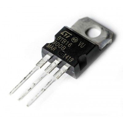 Зображення BTB16-600B|| Симістор TO-220 у категорії ТИРИСТОРИ, СИМІСТОРИ