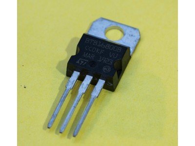 Зображення BTB16-800B || Симістор TO-220 у категорії ТИРИСТОРИ, СИМІСТОРИ