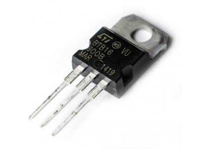 Зображення BTB16-600B|| Симістор TO-220 у категорії ТИРИСТОРИ, СИМІСТОРИ