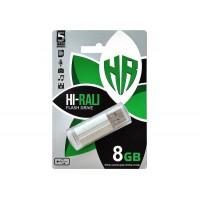 Флешка 8GB USB2.0 Hi-Rali Corsair series Silver