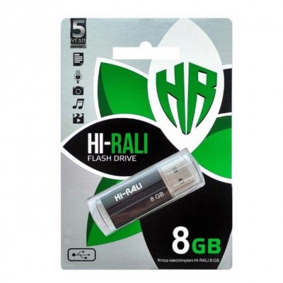 Флешка 8GB USB2.0 Hi-Rali Corsair series Black