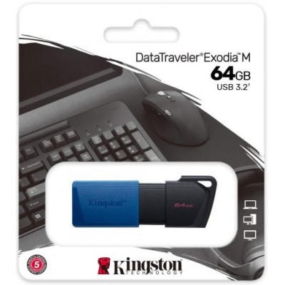Флешка 64GB USB3.2 Kingston Gen.1 Exodia