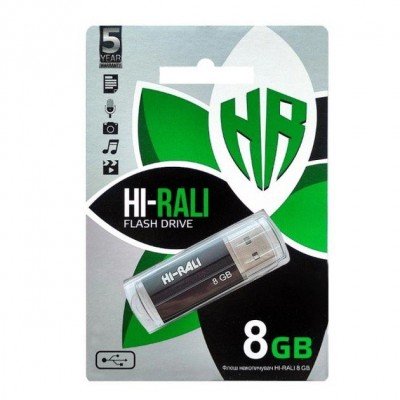 Флешка 8GB USB2.0 Hi-Rali Corsair series Black