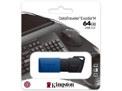 Флешка 64GB USB3.2 Kingston Gen.1 Exodia