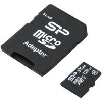 Картка пам'яті 128GB Silicon Power microSDXC Class 10 + adapter