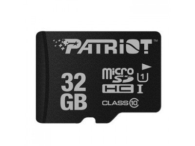 Картка пам'яті 32GB PATRIOT micro UHS1  80MB/S Class 10