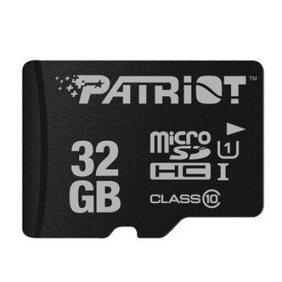 Картка пам'яті 32GB PATRIOT micro UHS1  80MB/S Class 10