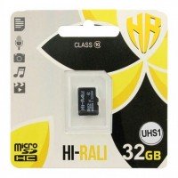 Картка пам'яті 32GB HI-RALI micro SD Class 10