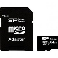 Картка пам'яті 64GB Silicon Power microSDXC Class 10 + adapter
