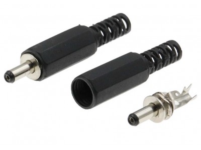 Штекер DC 1.0x3.5mm х 9.5mm