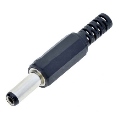 Зображення Штекер DC/2.5*5.5mm (чорний) х 14mm у категорії Штекер DC