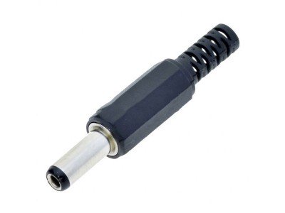 Зображення Штекер DC/2.5*5.5mm (чорний) х 14mm у категорії Штекер DC