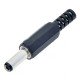 Штекер DC/2.5*5.5mm (чорний) х 14mm Штекер DC/2.5*5.5mm (чорний) х 14mm