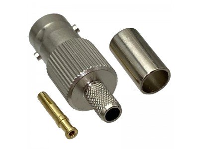 Зображення Гніздо BNC || обтискний RG58 у категорії BNС