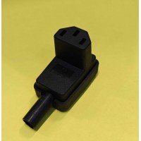 Гніздо мережеве 3 pin кутове || під шнур