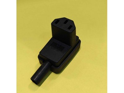 Зображення Гніздо мережеве 3 pin кутове || під шнур у категорії Гніздо DC