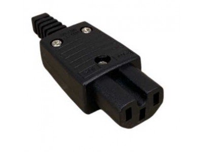 Зображення Гніздо мережеве 3 pin мідь || під шнур у категорії C13