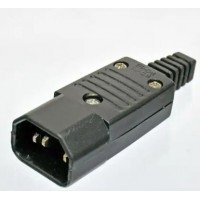 Штекер мережеве 3 pin || мідь під шнур