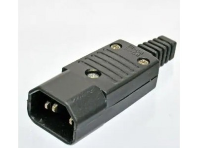 Зображення Штекер мережеве 3 pin || мідь під шнур у категорії Штекер DC