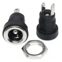 Гніздо DC 2.1x5.5mm || монтажне під гайку Гніздо DC 2.1x5.5mm || монтажне під гайку