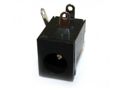 Зображення Гніздо DC 2.1x5.5 мм монтажне у категорії Гніздо DC