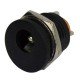 Гніздо DC 2.1x5.5mm - кругле під гайку