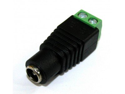 Зображення Гніздо DC 2.1x5.5 мм || під гвинт у категорії Гніздо DC