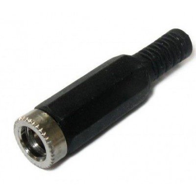 Зображення Гніздо DC 2.1x5.5mm під кабель у категорії Гніздо DC