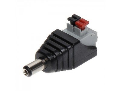 Зображення Штекер DC 2.1x5.5mm || під зажим у категорії Гніздо DC