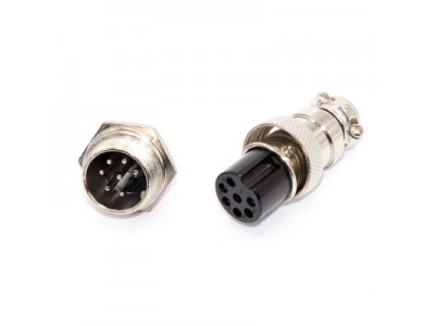 Конектор GX16&nbsp;7pin&nbsp;bulkhead || комплект