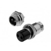 Конектор GX16 2pin bulkhead || комплект