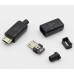 Штекер microusb 5pin чорний ковпачок 7мм , код: 5501006 у категорії USB – Купити зараз! Зображення Штекер microusb 5pin чорний ковпачок 7мм у категорії USB
