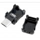 Штекер micro USB 5pin розбірний прямий