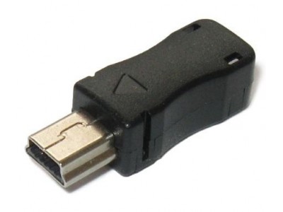 Штекер Mini USB 5pin розбірний прямий