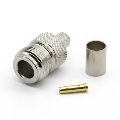 Зображення Гніздо N-TYPE обтискний || під кабель RG213 у категорії N-TYPE - ПЕРЕХІДНИКИ