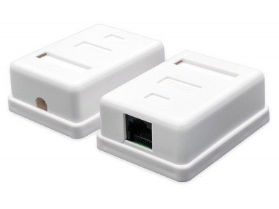 Зображення Розетка Інтернет х1 RJ-45 ножиці у категорії ІНТЕРНЕТ 8P8C ,RJ45