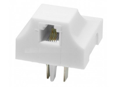 Зображення Вилка телефонна 6P4C у категорії RJ11 - ТЕЛЕФОНІЯ