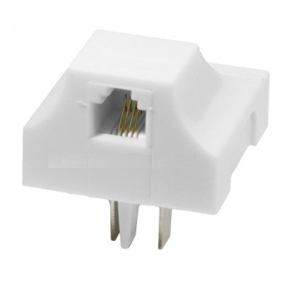 Вилка телефонна 6P4C , код: 4001007 у категорії RJ11 - ТЕЛЕФОНІЯ – Купити зараз! Зображення Вилка телефонна 6P4C у категорії RJ11 - ТЕЛЕФОНІЯ