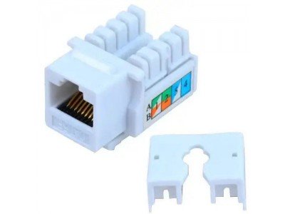 Зображення Модуль RJ-45 Keystone 5-ої категорії , з заглушкою у категорії ІНТЕРНЕТ 8P8C ,RJ45