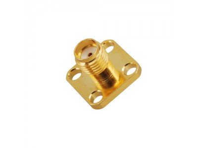Зображення Гніздо SMA jack PTFE || 4 flange у категорії SMA - ШТЕКЕРА ТА ГНІЗДА