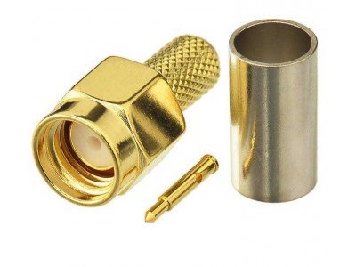 Зображення Штекер SMA plug || RG-58 обтискний у категорії SMA - ШТЕКЕРА ТА ГНІЗДА