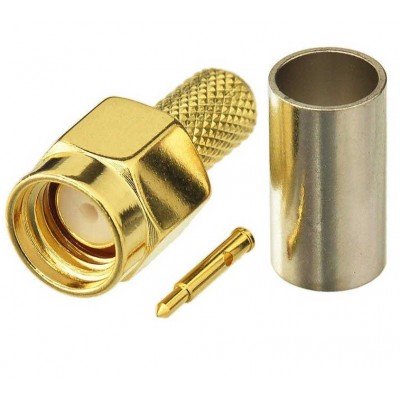 Зображення Штекер SMA plug || RG-58 обтискний у категорії SMA - ШТЕКЕРА ТА ГНІЗДА