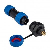 Конектор SP13-4L 4pin комплект || водонепроникний IP68